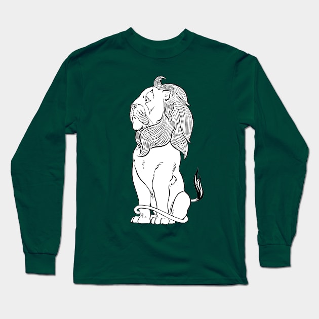 Lion from the Wizard of Oz Long Sleeve T-Shirt by MasterpieceCafe